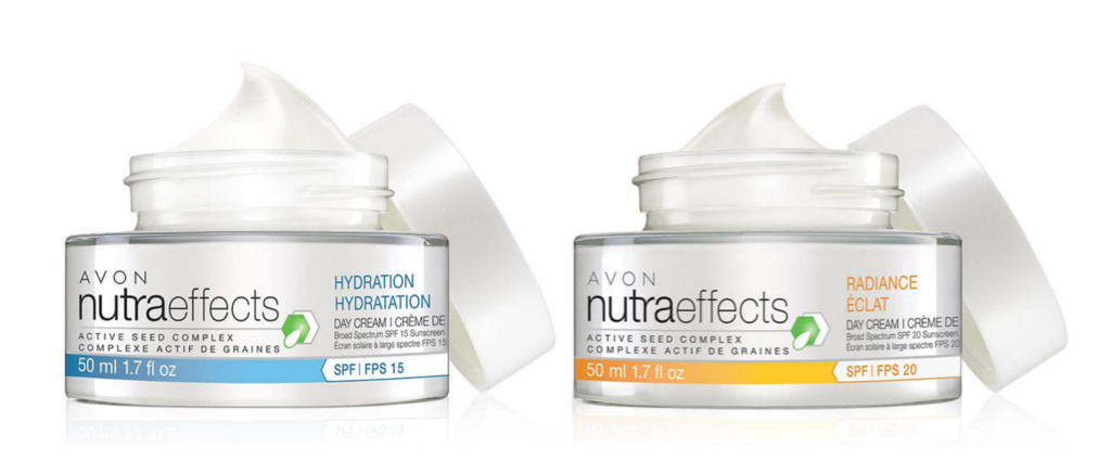 Avon nutra effects day creams
